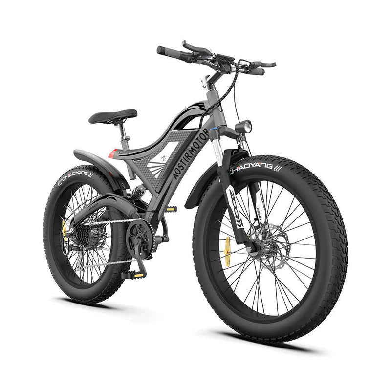 Dual-Suspension Electric Mountain Bike